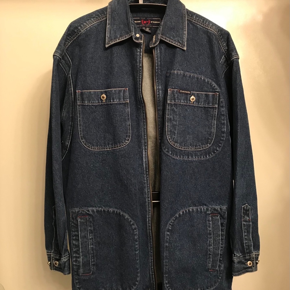 Phat Farm Blue Jean Jacket Men’s